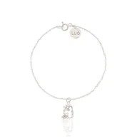 Bransoletki - Bransoletka srebrna ze znakiem zodiaku Wodnik - miniaturka - grafika 1