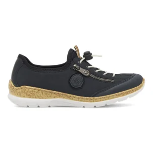 Półbuty Rieker N4263-14 - Sneakersy damskie - miniaturka - grafika 1