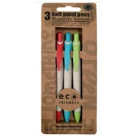 Długopisy - Ekologiczny długopis automatyczny 3 kolory - Ziemia Obiecana - miniaturka - grafika 1