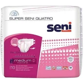 Pieluchy dla dorosłych - Seni Pieluchomajtki Super Quatro (2) Medium 10szt. - miniaturka - grafika 1