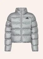 Kurtki i płaszcze dla dziewczynek - Adidas Kurtka Pikowana J Sd Glam Jkt silber - adidas - miniaturka - grafika 1