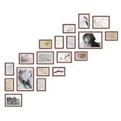 Ramki na zdjęcia - Zestaw ramek na klatkę schodową - galeria ramek na 21 zdjęć - miniaturka - grafika 1