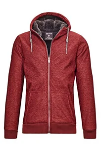 G.I.G.A. DX Męska kurtka z dzianiny Windig Mn Knitfleece Jckt B Casual Windblocker, kurtka z kapturem czerwony ciemnoczerwony XL - Kurtki męskie - miniaturka - grafika 1