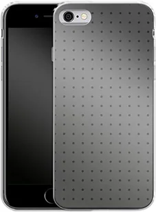 Smartfon silikonowe etui na telefon Dot Grid grey Apple iPhone 6 - Etui i futerały do telefonów - miniaturka - grafika 1