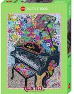 Puzzle - Puzzle 1000 Quilt Art, Fortepian, Laura Heine - Heye - miniaturka - grafika 1