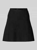 Spódnice - Spódnica mini o rozkloszowanym kroju z efektem prążkowania model ‘COCO’ - miniaturka - grafika 1