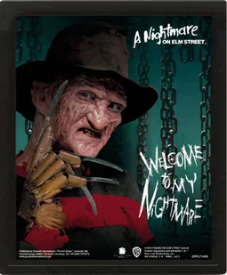 obraz w ramie 3D NIGHTMARE ON ELM STREET - CHAINS - Plakaty - miniaturka - grafika 1