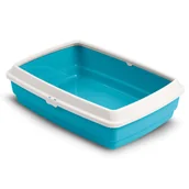 Kuwety dla kotów - Kuweta Otwarta Z Ramką Dla Kota Na Żwirek 42X33 Cm - miniaturka - grafika 1