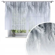 Firany - FIRANA GOTOWA WOAL 300X130 BARWIONA WZÓR NA ŻABKI TAŚMIE FIRANY 193 - miniaturka - grafika 1