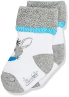 Skarpetki damskie - Sterntaler Calcetines-bebé dziecięce skarpety do kostki unisex, Szary (srebrny melanż 542), 6-9 miesięcy - miniaturka - grafika 1