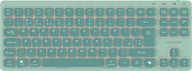 Klawiatury - CANYON Keyboard OnType 10 Low Profile EN Wired Green - miniaturka - grafika 1