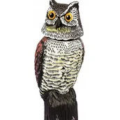 Zwalczanie i odstraszanie szkodników - Sowa Z Ruchomą Głową Odstraszacz Ptaków Szpaków - miniaturka - grafika 1