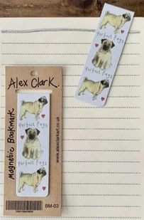 Zakładka do książki BM03 Mops - Alex Clark - Zakładki do książek - miniaturka - grafika 1