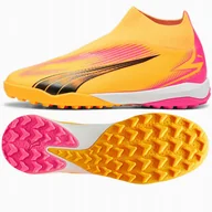 Piłka nożna - Buty Puma Ultra Match+ LL TT 107761-03 pomarańczowy 45 - miniaturka - grafika 1