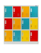 Szafki BHP - Szafa skrytkowa Ola: multikolor 109x120 cm (1110) - miniaturka - grafika 1