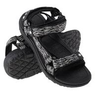 Sandały męskie - Męskie Sandały HI-TEC HANARY 31023-BLACK/GREY – Czarny - miniaturka - grafika 1