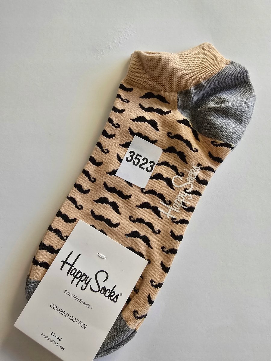 Kolorowe skarpety Happy Socks stopki unisex rozmiar 41-46 (3523)