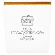 Świece - Świeca sojowa zapachowa MIĘTA Z TRAWĄ CYTRYNOWĄ 220g - miniaturka - grafika 1