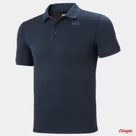 Koszulki męskie - Koszulka Męska Helly Hansen Lifa Active Solen SS Polo - Navy - miniaturka - grafika 1