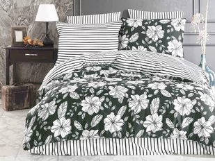 Pościel satynowa 200x220 Hakki Green Exclusive Darymex - Pościel Pościel satynowa 200x220 Hakki Green Exclusive Darymex - Pościel - miniaturka - grafika 1