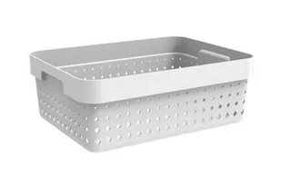 Plast Team SOUL ORGANIZER KOSZYK 36 X 27 X 13 CM BIAŁY DELHAN 6024-49 - Pojemniki łazienkowe - miniaturka - grafika 2