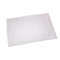 Dywaniki łazienkowe - Dywanik łazienkowy Greek Key 50 x 70 cm biały - miniaturka - grafika 1