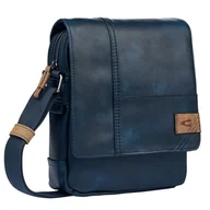 Torebki damskie - camel active Laos męska torba z klapką, niebieska, niebieski, S - miniaturka - grafika 1