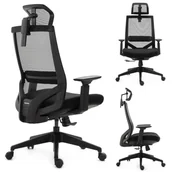 Fotele i krzesła biurowe - Fotel biurowy ERGOSOLID Nario 150, czarny - miniaturka - grafika 1