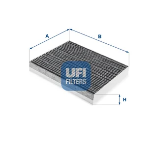 Filtr, wentylacja przestrzeni pasażerskiej UFI Filtry 54.289.00 - Filtry kabinowe - miniaturka - grafika 1