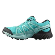 Buty dla chłopców - Salomon Speedcross Wodoodporne buty trekkingowe, niebieskie, 30 EU, niebieska, 30 EU - miniaturka - grafika 1