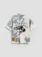 Koszulki dla chłopców - Reserved - Bawełniany t-shirt Mickey Mouse - złamana biel - miniaturka - grafika 1