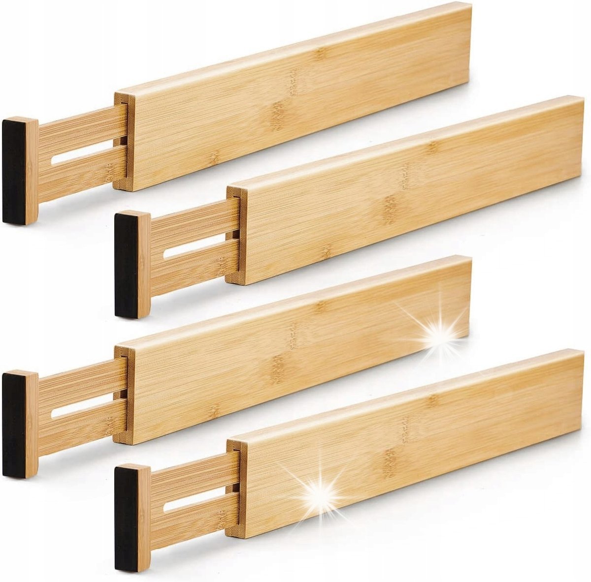4x ORGANIZER DO SZUFLADY SZUFLAD SZAFY PRZEGRÓDKA SEPARATOR PODZIAŁKA