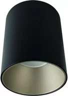 Lampy sufitowe - Nowodvorski LAMPA sufitowa EYE TONE 8932 minimalistyczna OPRAWA downlight metalowa tuba czarna srebrna 8932 - miniaturka - grafika 1