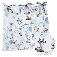 Organizery na łóżeczko - ORGANIZER PRZYBORNIK DO ŁÓŻECZKA DUŻY PUSZYSTY 6 KIESZENI BAWEŁNA OD BabyU - miniaturka - grafika 1