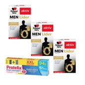 Układ moczowy i płciowy - Protefix® Krem mocujący XXL 94 g + 3x Doppelherz® aktiv MEN Lider, 3x60 kapsułek ZESTAW - miniaturka - grafika 1