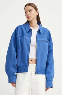 G-Star Raw kurtka jeansowa damska kolor niebieski przejściowa oversize D24569-D300 - Kurtki damskie - miniaturka - grafika 1