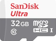 Karty pamięci - SanDisk Ultra microSD, 32GB, 100MB/s + adapter SDSQUNR-032G-GN3MA - miniaturka - grafika 1