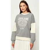 Bluzy damskie - Guess Jeans Bluza RACKET PIECED | Regular Fit - miniaturka - grafika 1