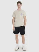 Spodenki męskie - 4F Spodenki dresowe męskie - czarne 3XL - miniaturka - grafika 1