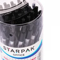 Pióra kulkowe - Starpak Długopis automatyczny z gripem mix kolorów - miniaturka - grafika 1