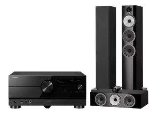 Kino domowe Yamaha RX-A4A (czarny) + 704 S3 + HTM71 S3 (czarny) - Kino domowe - miniaturka - grafika 1