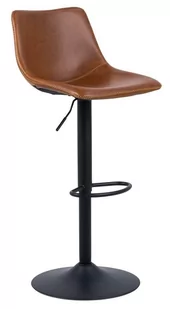Stołek Barowy Oregon High Pu Brandy - Taborety i hokery - miniaturka - grafika 1