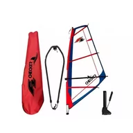 Deski SUP - Pędnik szkoleniowy F2 CHECKER RIG BLUE/RED 4.5 m² - miniaturka - grafika 1