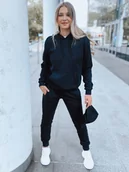 Dresy damskie - Komplet damski dresowy DRESSLILY granatowy Dstreet AY0460-L - miniaturka - grafika 1