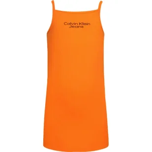 CALVIN KLEIN JEANS Sukienka - Sukienki i spódniczki dla dziewczynek - miniaturka - grafika 1