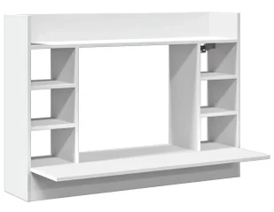 Elior Białe wiszące pod laptopa biurko S3-K76 - Biurka Elior Białe wiszące pod laptopa biurko S3-K76 - Biurka - miniaturka - grafika 1