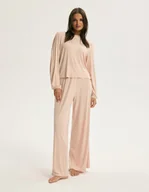 Piżamy damskie - Piżama CARMONA PIASKOWY XL - miniaturka - grafika 1