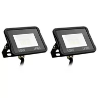Lampy pozostałe - vidaXL Naświetlacz Reflektory LED 2 szt. 10 W zimne białe światło 149615 - miniaturka - grafika 1
