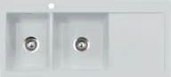Zlewozmywaki - SystemCeram MERA DOUBLE | komora LEWA | ALU 76 (50790176) - miniaturka - grafika 1