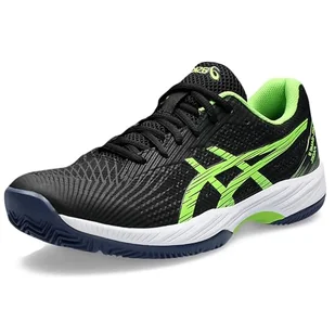 ASICS Gel-Game 9 Padel, Męskie trampki, 42.5 EU, BLACK/ELEKTRYCZNY LIME, 42.5 - Trampki męskie - miniaturka - grafika 1